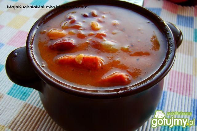 Fasolówka z kolorowej fasoli 