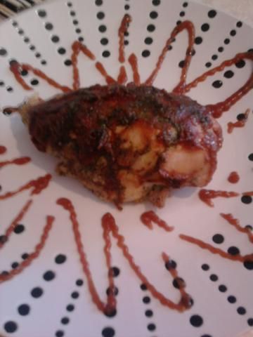 Faszerowana pierś z kurczaka koncentrate