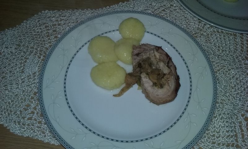 Faszerowana rolada schabowa Faszerowana rolada schabowa