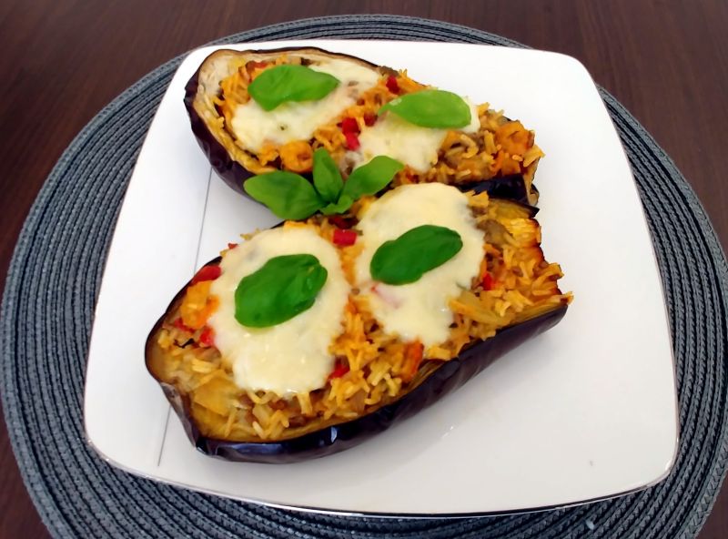 Faszerowane bakłażany po indyjsku