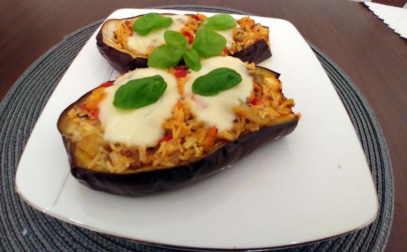 Faszerowane bakłażany po indyjsku