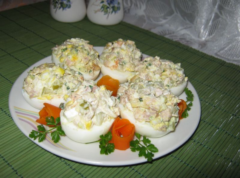 Faszerowane jajka Faszerowane jajka