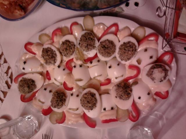 Faszerowane jajka pieczarkami dla dzieci Faszerowane jajka pieczarkami dla dzieci