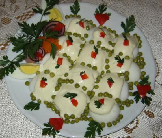 Faszerowane jajka w majonezie Faszerowane jajka w majonezie