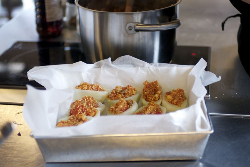 Faszerowane kalarepki z komosą