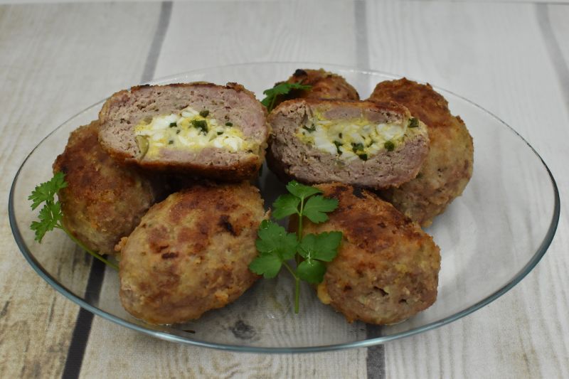 Faszerowane mielone jajkiem