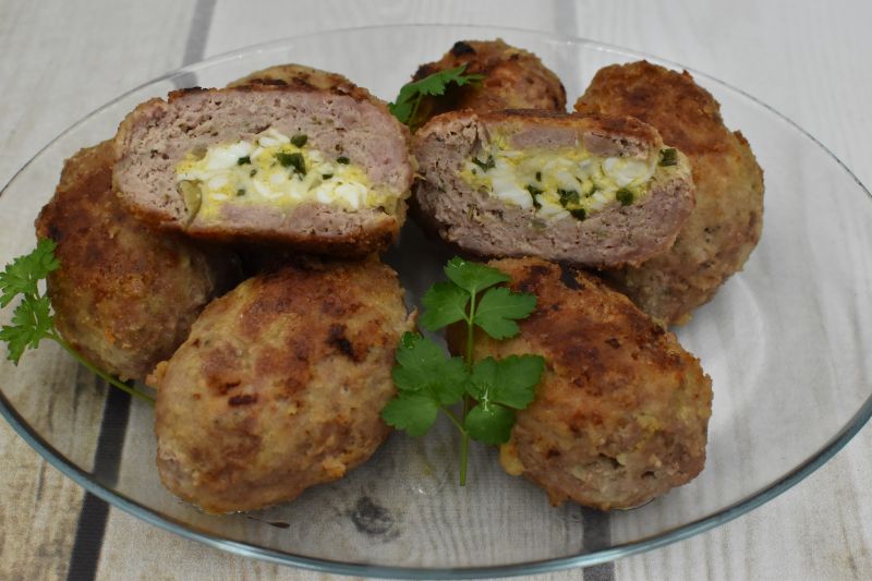 Faszerowane mielone jajkiem