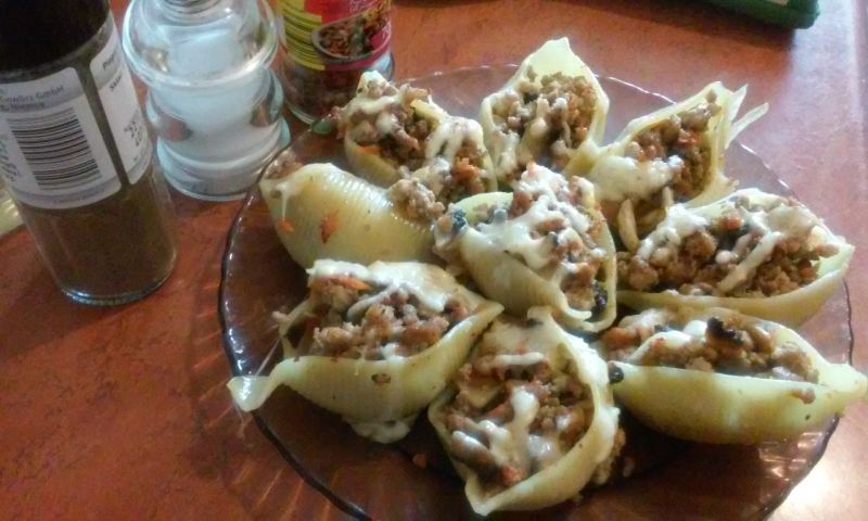 Faszerowane muszelki