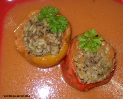 Faszerowane papryki wg Babcigramolki Faszerowane papryki wg Babcigramolki