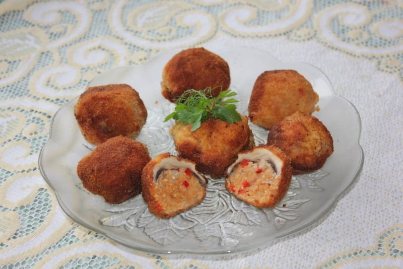 Faszerowane pieczarki 