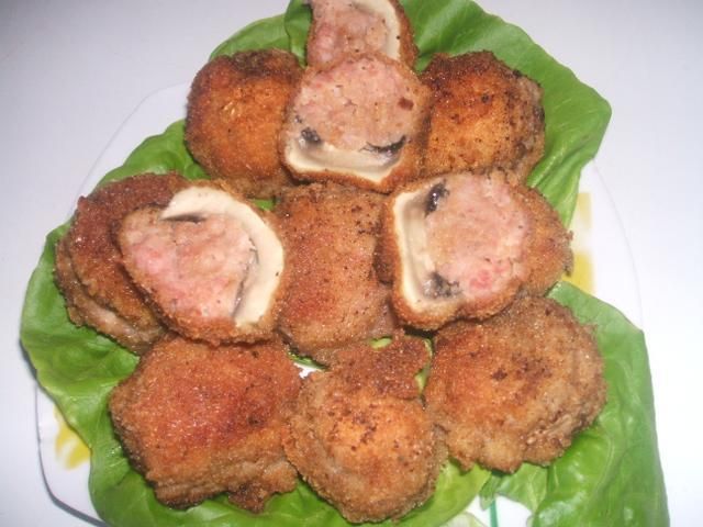 Faszerowane pieczarki Faszerowane pieczarki