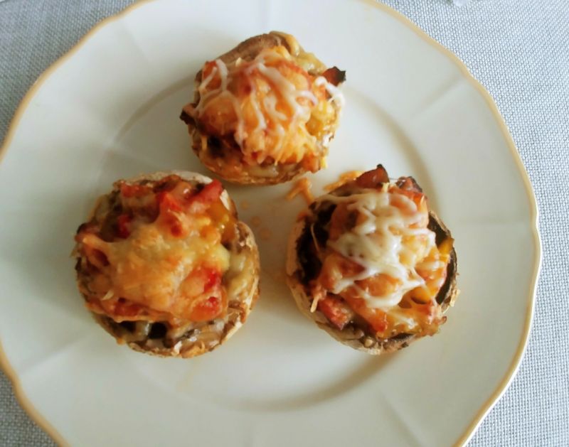 Faszerowane pieczarki Faszerowane pieczarki
