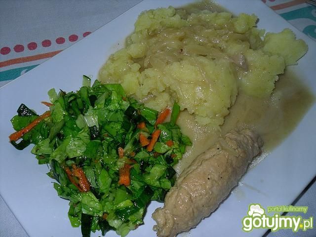 Faszerowane roladki wieprzowe w sosie Faszerowane roladki wieprzowe w sosie