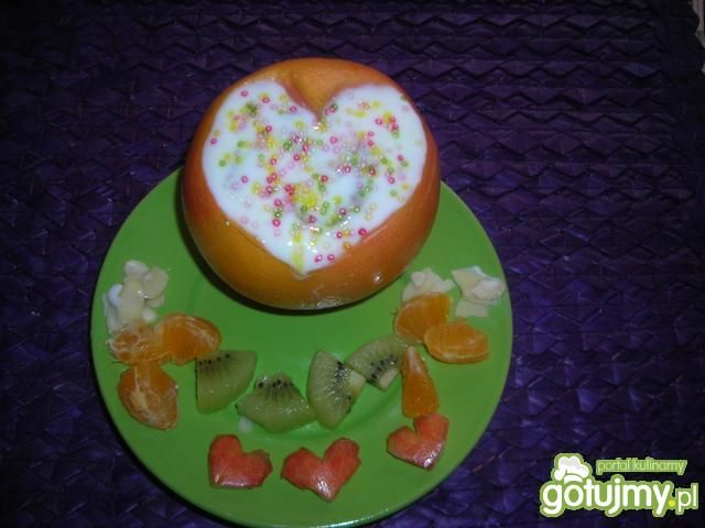 Faszerowane serce grejpfrutowe  Faszerowane serce grejpfrutowe