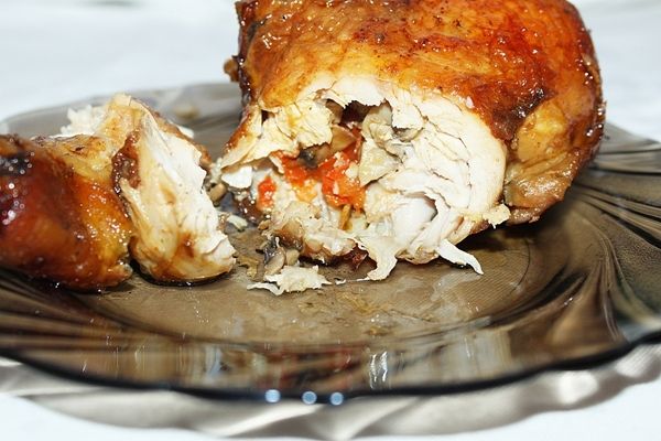 Faszerowane uda z kurczaka Faszerowane uda z kurczaka