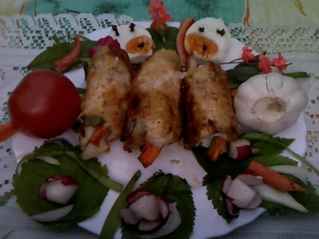 Faszerowane udka z kurczaka             