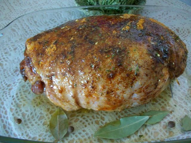 faszerowane udko kaszą i grzybami faszerowane udko kaszą i grzybami