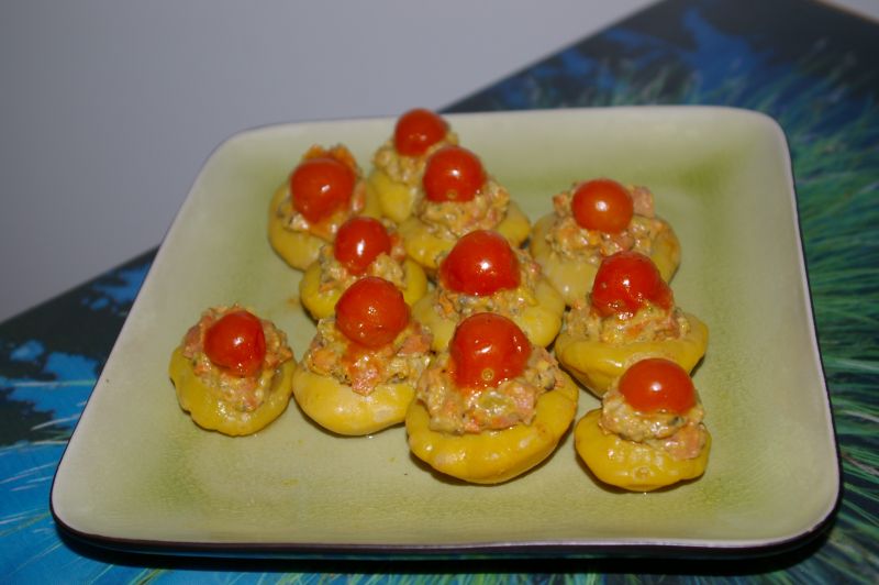 Faszerowane warzywne babeczki