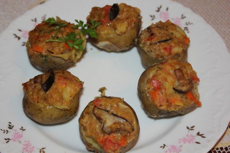 Faszerowane ziemniaczki 