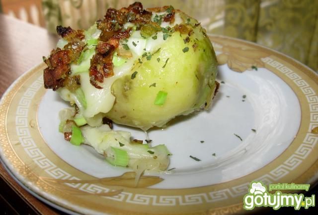 Faszerowane ziemniaki z mozarellą