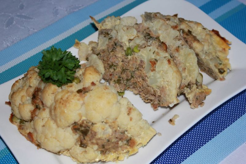 Faszerowany kalafior Faszerowany kalafior