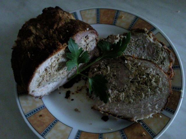 Faszerowany schab.. Faszerowany schab..