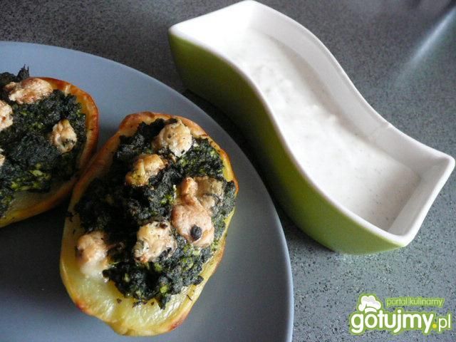 Faszerowany ziemniak z serem Lazur Faszerowany ziemniak z serem Lazur