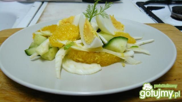 Fenkuł-pomarańcz-ogórek Fenkuł-pomarańcz-ogórek