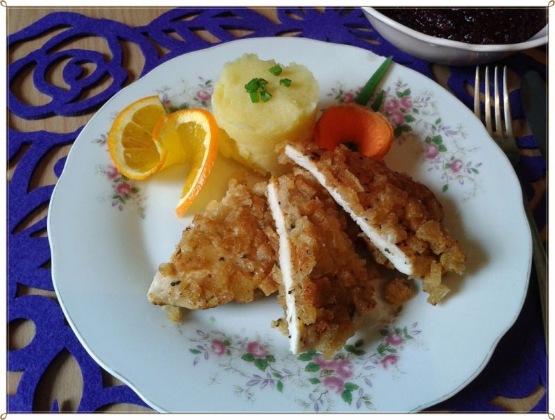 Filecik w chlebowej skorupce Filecik w chlebowej skorupce