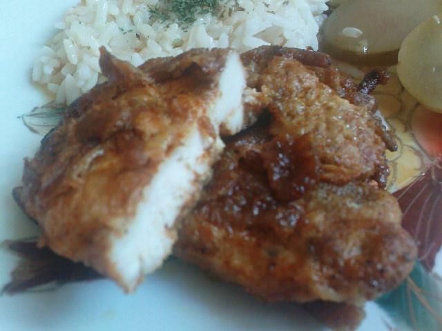 Filet drobiowe z płatkami śniadaniowymi