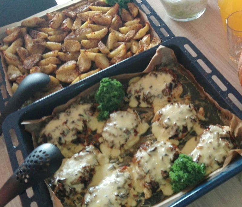 Filet drobiowy zapiekany Filet drobiowy zapiekany