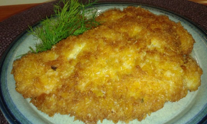 Filet indyczy w panierce kukurydzianno - kokosowej Filet indyczy w panierce kukurydzianno - kokosowej