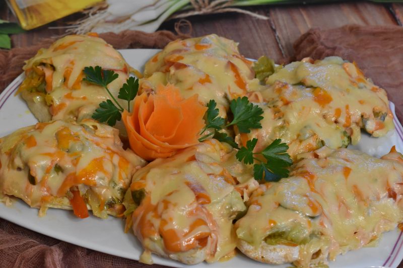 Filet pod wiosenną pierzynką