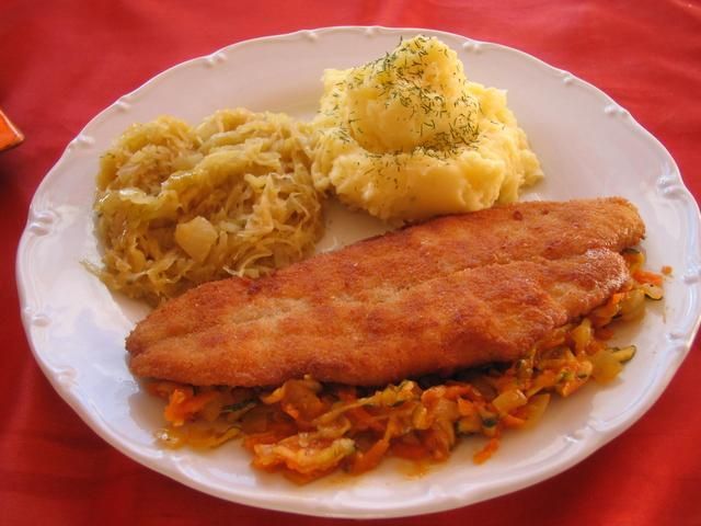 Filet rybny z jarzynami Filet rybny z jarzynami