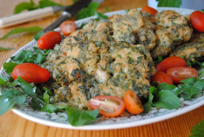 Filet w cieście pokrzywowym