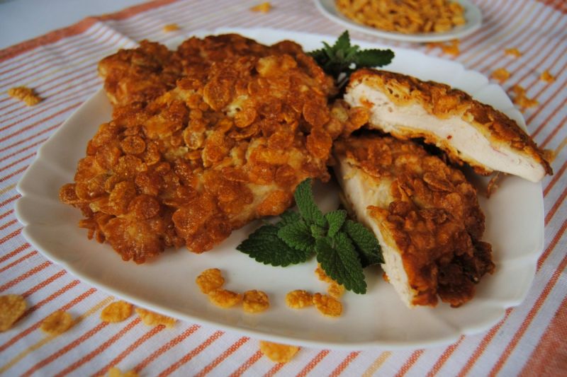 Filet w płatkach kukurydzianych