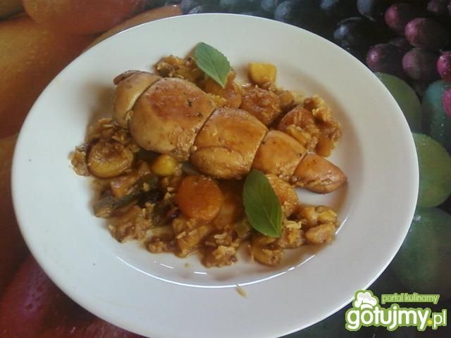 Filet w słodkim sosie.