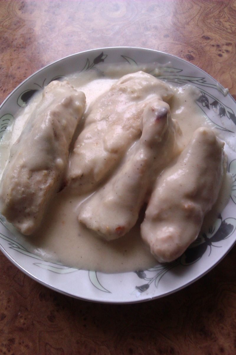 Filet w sosie chrzanowym