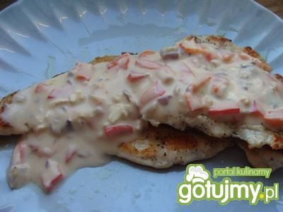 Filet w sosie z sera pleśniowego