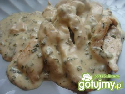 Filet w sosie ze szczypiorkiem Filet w sosie ze szczypiorkiem