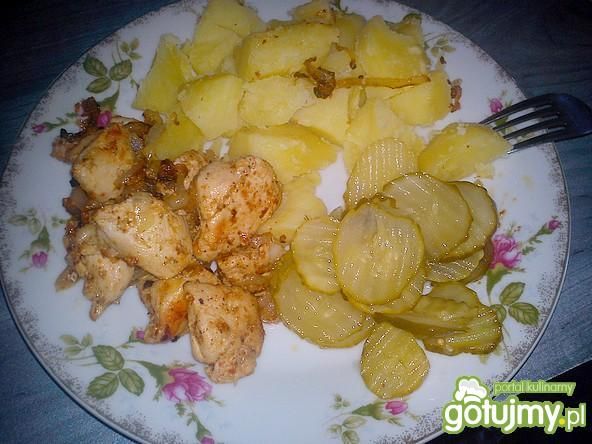 Filet z cebulką na obiad