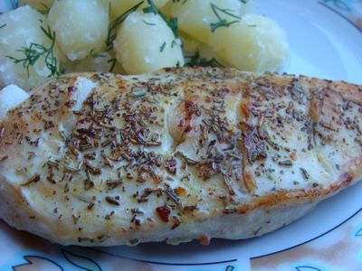 Filet z czosnkiem i rozmarynem