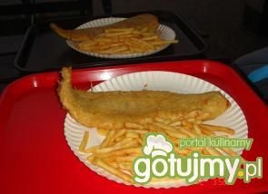 Filet z dorsza smażony w głębokim tłuszc
