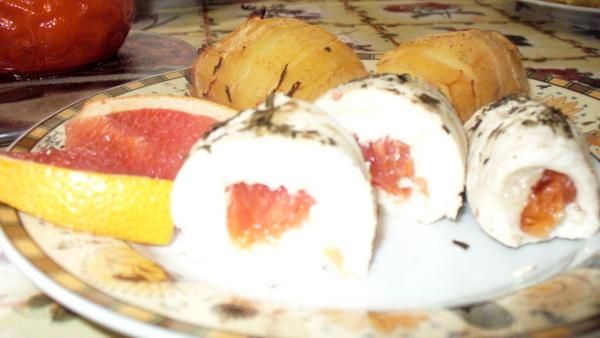 Filet z grejpfrutem na parze