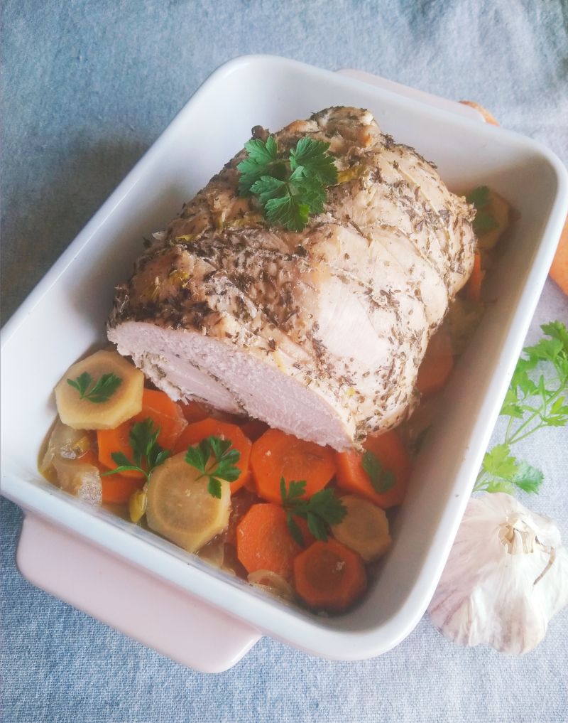 Filet z indyka pieczony w warzywach Filet z indyka pieczony w warzywach