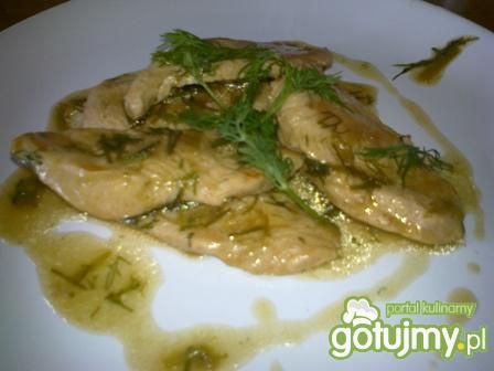 Filet z indyka z koperkiem.