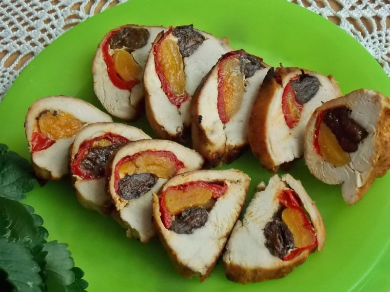 Filet z kolorowym nadzieniem