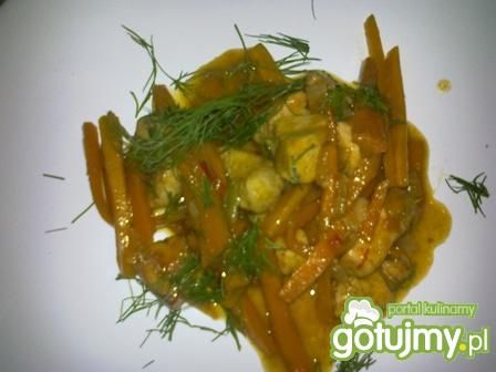 Filet z kurczaka w sosie. Filet z kurczaka w sosie.