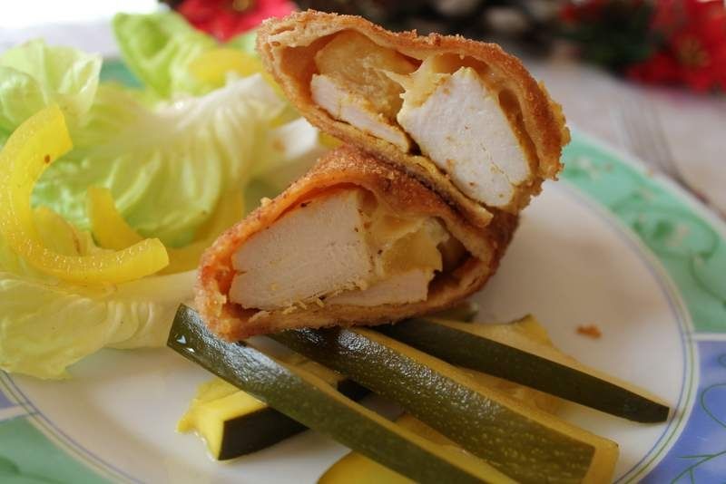 Filet z kurczaka w waflu