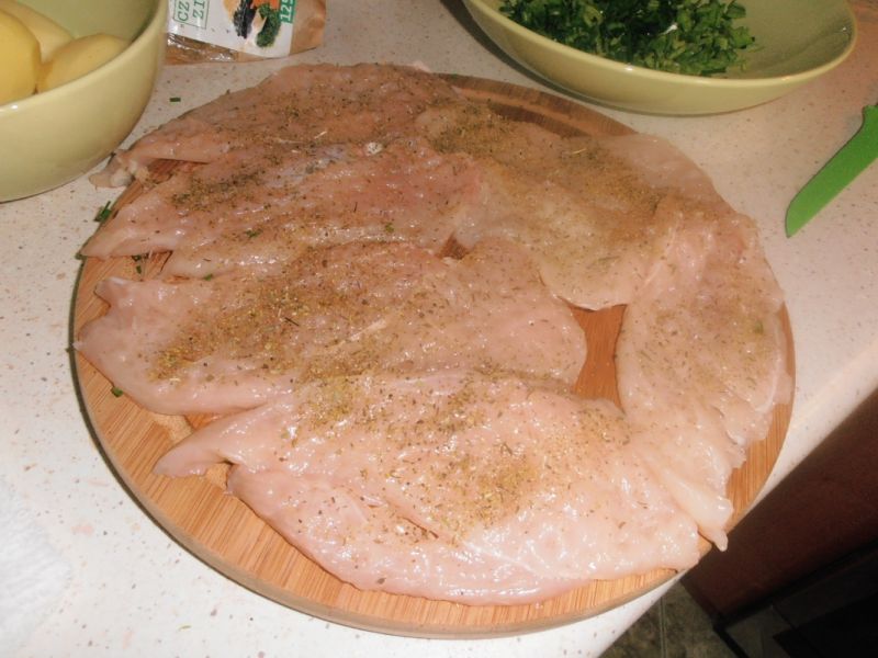 Filet z kurczaka w ziemniaczanej panierce